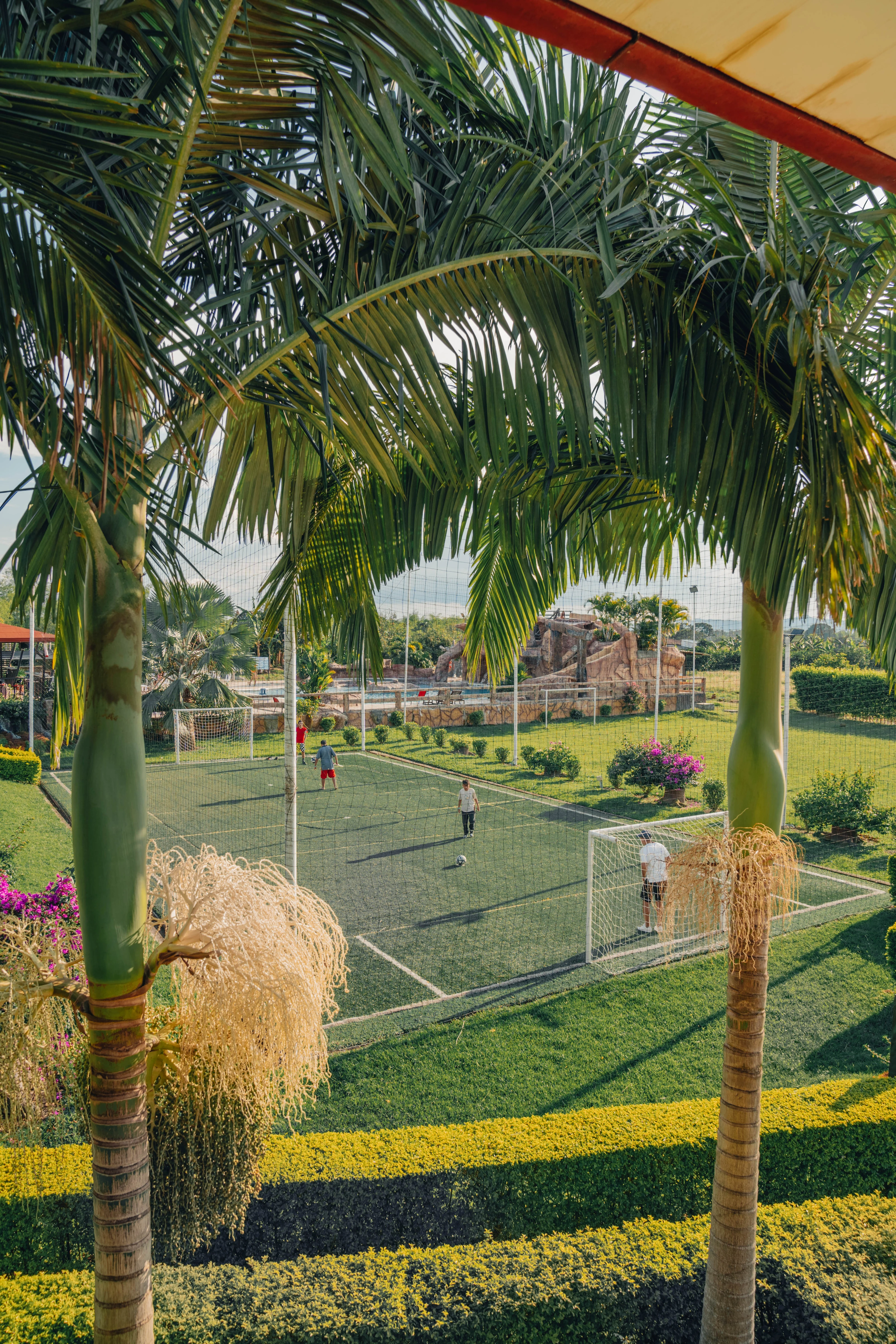 Vista del parque temático Kindia Park en Quindío